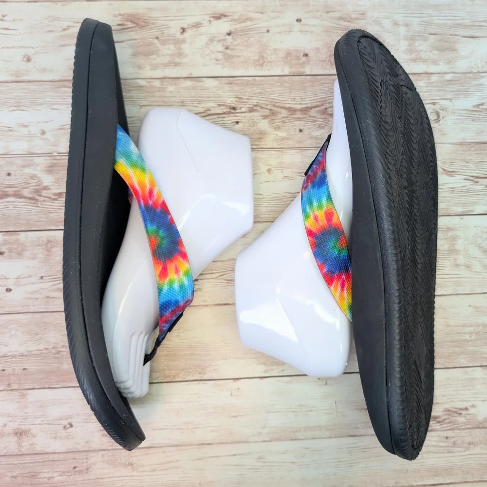 Chaco Tye Dye Thong Flip Flop Summer Sandals Men's 13